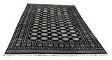 27590-Bokhara Hand-Knotted/Handmade Pakistani Rug/Carpet Tribal/Nomadic Authentic/ Size: 9'2" x 6'1"/279 cm × 185 cm