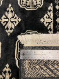 27590-Bokhara Hand-Knotted/Handmade Pakistani Rug/Carpet Tribal/Nomadic Authentic/ Size: 9'2" x 6'1"/279 cm × 185 cm