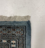 27478-Bokhara Hand-Knotted/Handmade Pakistani Rug/Carpet Tribal/Nomadic Authentic/ Size: 10'1" x 8'0"/307cm × 244cm