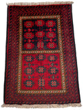 26189 - Khal Mohammad Afghan Hand-Knotted Authentic/Traditional/Rug/Size: 2'0" x 1'3"