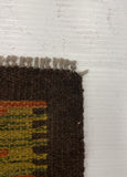 27548 - Kelim Hand-Woven/Flat-Weaved/Afghan Kelim/Carpet Modern/Nomadic Authentic/Size: 9'5" x 6'3"/287cm × 191cm