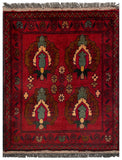 26378- Khal Mohammad Afghan Hand-Knotted Authentic/Traditional/Rug/Size: 2'0" x 1'5"