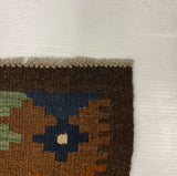 27557 - Kelim Hand-Woven/Flat-Weaved/Afghan Kelim/Carpet Modern/Nomadic Authentic/Size:  9'7" x 6'7"/292cm × 201cm
