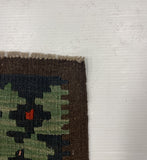 27565 - Kelim Hand-Woven/Flat-Weaved/Afghan Kelim/Carpet Modern/Nomadic Authentic/Size: 9'6" x 6'2"/290cm × 188cm
