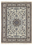 27476-Nain Hand-Knotted/Handmade  Persian Rug/Carpet Traditional Authentic/ Size: 9'4" x 6'7"/285cm x 201cm