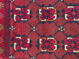 26444 - Khal Mohammad Afghan Hand-Knotted Authentic/Traditional/Rug/Size: 1'8" x 1'4"