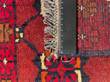 26444 - Khal Mohammad Afghan Hand-Knotted Authentic/Traditional/Rug/Size: 1'8" x 1'4"