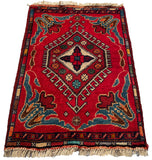 26738 - Khal Mohammad Afghan Hand-Knotted Authentic/Traditional/Rug/Size: 1'11" x 1'5"