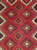 26399- Khal Mohammad Afghan Hand-Knotted Authentic/Traditional/Rug/Size: 2'0" x 1'3"