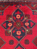 26193 - Khal Mohammad Afghan Hand-Knotted Authentic/Traditional/Rug/Size: 2'0" x 1'5"