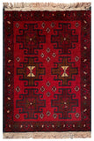 26590 - Khal Mohammad Afghan Hand-Knotted Authentic/Traditional/Rug/Size: 2'0" x 1'3"