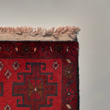 26590 - Khal Mohammad Afghan Hand-Knotted Authentic/Traditional/Rug/Size: 2'0" x 1'3"