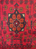 26222 - Khal Mohammad Afghan Hand-Knotted Authentic/Traditional/Rug/Size: 1'9" x 1'4"