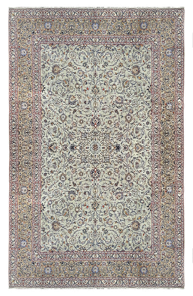 27405-Kashan Hand-Knotted/Handmade Persian Rug/Carpet Traditional/Authentic/Size:  13'6" x 10'0" /411cm x 305cm