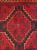 26231 - Khal Mohammad Afghan Hand-Knotted Authentic/Traditional/Rug/Size: 2'0" x 1'4"