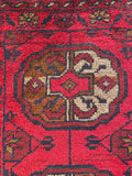 26351- Khal Mohammad Afghan Hand-Knotted Authentic/Traditional/Rug/Size: 2'0" x 1'4"