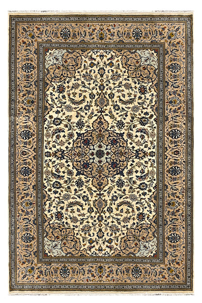 27496-Kashan Hand-Knotted/Handmade Persian Rug/Carpet Traditional/Authentic/Size: 10'1" x 6'6" /307cm x 198cm