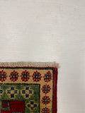 27924-Royal Kazak Hand-Knotted/Handmade Afghan Rug/Carpet Tribal/Nomadic Authentic/ Size: 9'4" x 6'3"/284m x 191cm