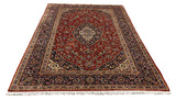 27495-Kashan Hand-Knotted/Handmade Persian Rug/Carpet Traditional/Authentic/Size: 10'1" x 6'9" /307cm x 206cm