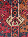 26221 - Khal Mohammad Afghan Hand-Knotted Authentic/Traditional/Rug/Size: 2'0" x 1'3"
