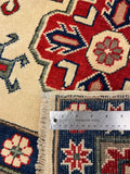 27919-Royal Kazak Hand-Knotted/Handmade Afghan Rug/Carpet Tribal/Nomadic Authentic/ Size: 10'0" x 6'6"/305m x 198cm