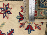 27921-Royal Kazak Hand-Knotted/Handmade Afghan Rug/Carpet Tribal/Nomadic Authentic/ Size: 10'1" x 6'5"/307m x 196cm