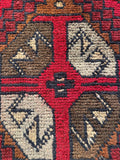 26427 - Khal Mohammad Afghan Hand-Knotted Authentic/Traditional/Rug/Size: 1'9" x 1'4"