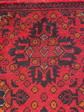 26585 - Khal Mohammad Afghan Hand-Knotted Authentic/Traditional/Rug/Size: 2'0" x 1'3"