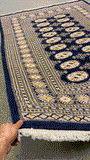 27585-Bokhara Hand-Knotted/Handmade Pakistani Rug/Carpet Tribal/Nomadic Authentic/ Size: 6'6" x 4'5"/198cm x 134cm