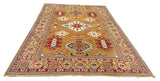 27918-Royal Kazak Hand-Knotted/Handmade Afghan Rug/Carpet Tribal/Nomadic Authentic/ Size: 9'7" x 6'4"/292m x 193cm