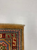 27918-Royal Kazak Hand-Knotted/Handmade Afghan Rug/Carpet Tribal/Nomadic Authentic/ Size: 9'7" x 6'4"/292m x 193cm