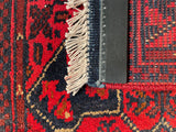 26364- Khal Mohammad Afghan Hand-Knotted Authentic/Traditional/Rug/Size: 1'8" x 1'4"