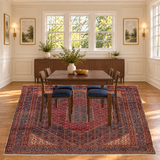 Rocket 1 batch 44 SKU 27092 — vertical rug in dedicated dining room with centered table and chairs