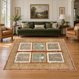 Rocket 1 batch 44 SKU 27094 — horizontal rug in living room with sofa and chairs