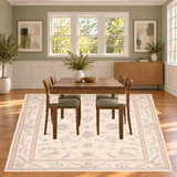 Rocket 1 batch 44 SKU 27157 — vertical rug in dedicated dining room with centered table and chairs