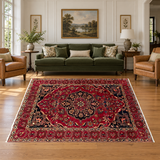 Rocket 1 batch 45 SKU 26872 — horizontal rug in living room with sofa and chairs
