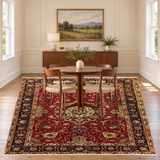 Rocket 1 batch 45 SKU 26873 — vertical rug in dedicated dining room with centered table and chairs