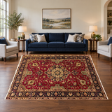 Rocket 1 batch 45 SKU 26873 — horizontal rug in living room with sofa and chairs