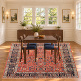 Rocket 1 batch 46 SKU 26901 — vertical rug in dedicated dining room with centered table and chairs