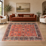 Rocket 1 batch 46 SKU 26901 — horizontal rug in living room with sofa and chairs