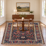 Rocket 1 batch 46 SKU 26906 — vertical rug in dedicated dining room with centered table and chairs