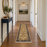 Rocket 1 batch 50 SKU 27230 — proportional hallway with visible wall clearance and grounded runner