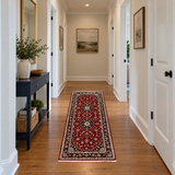 Rocket 1 batch 52 SKU 27335 — runner in a proportional short hallway with visible wall clearance