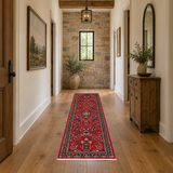 Rocket 1 batch 52 SKU 27338 — runner in a proportional short hallway with visible wall clearance