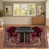 SKU 25762 — dining room staged with the original handmade carpet