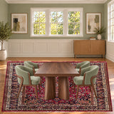 SKU 25753 — dining room staged with the original handmade carpet