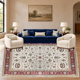SKU 25708 — living room staged with the original handmade carpet