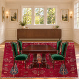 SKU 25366 — dining room staged with the original handmade carpet