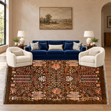 SKU 24919 — living room staged with the original handmade carpet