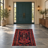 Rocket 1 Batch 86 — SKU 25447 entrance room — original carpet with both fringed ends